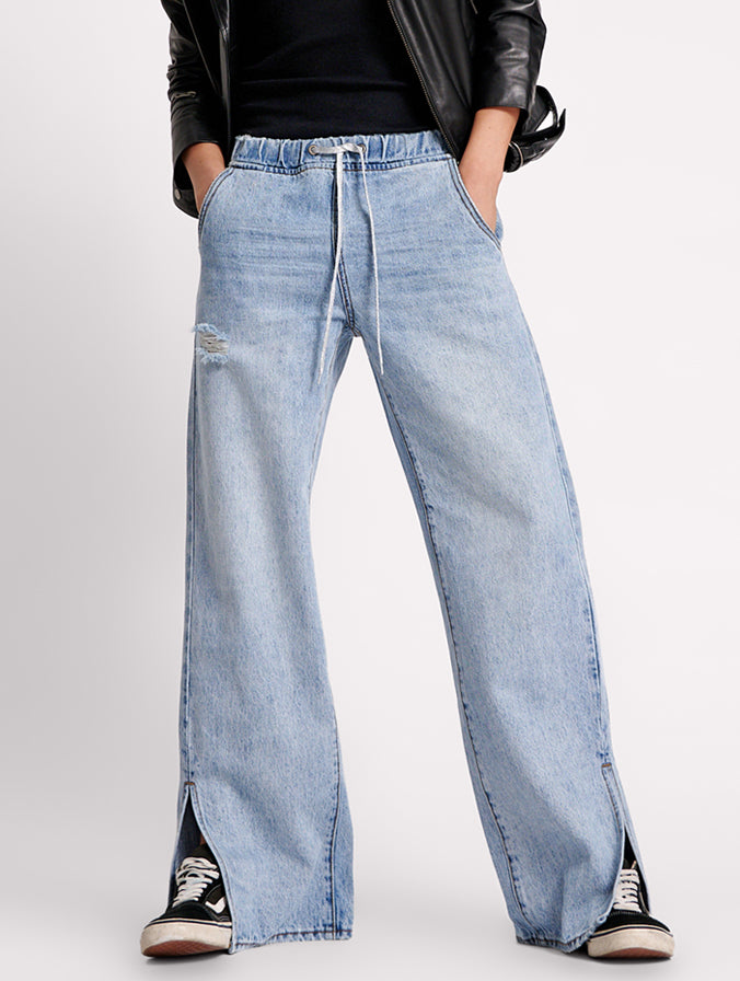 Women's Wide Leg Denim Jeans - High Rise, Low Rise Styles