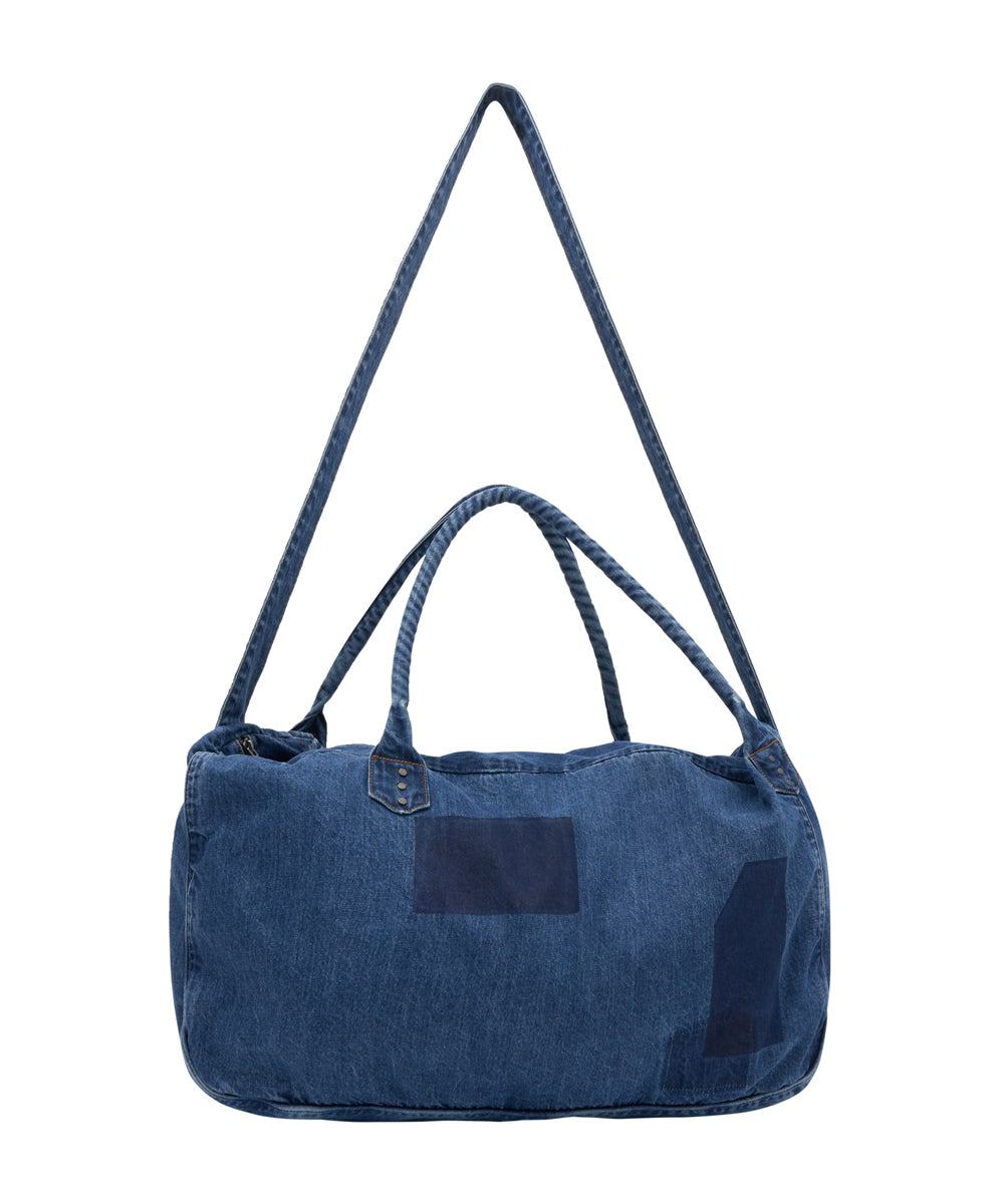Accessories Denim Overnighter Duffle Bag - Salty Sailor Blue