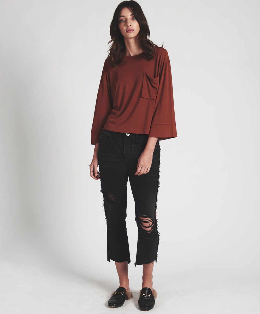 Outlet Sale Women's Jeans Hooligans Low Waist Relaxed Straight Leg Denim Jeans - Black Van