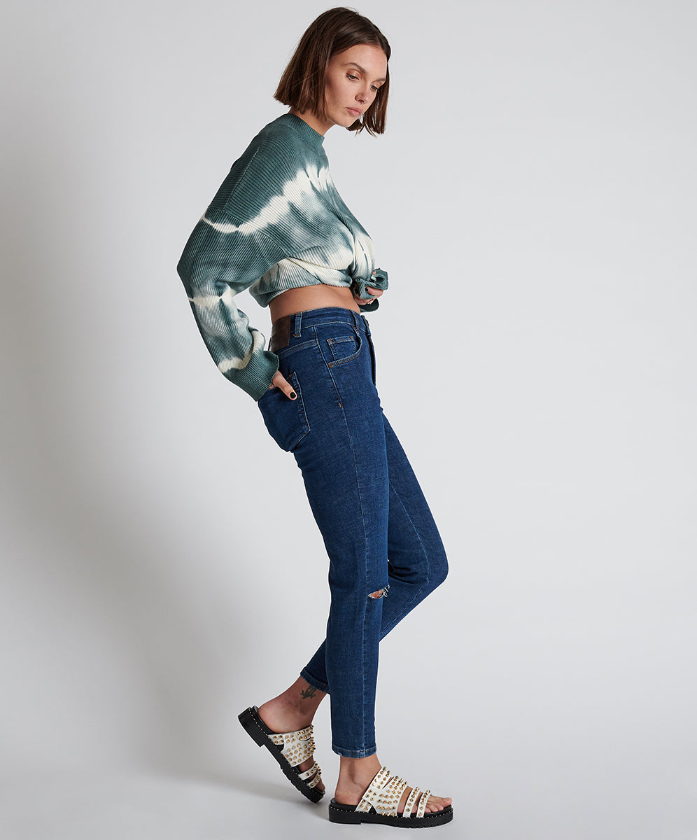 Outlet Sale Women's Jeans Freebirds Ii Super High Waist Stretch Skinny Denim Jeans - Alabama