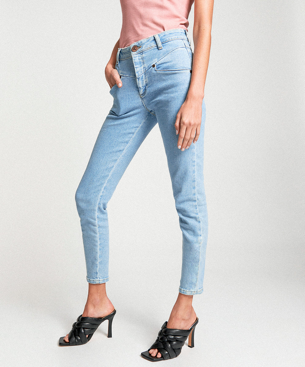 Outlet Sale Women's Jeans Preachers High Waist Skinny Stretch Denim Jeans - Oahu