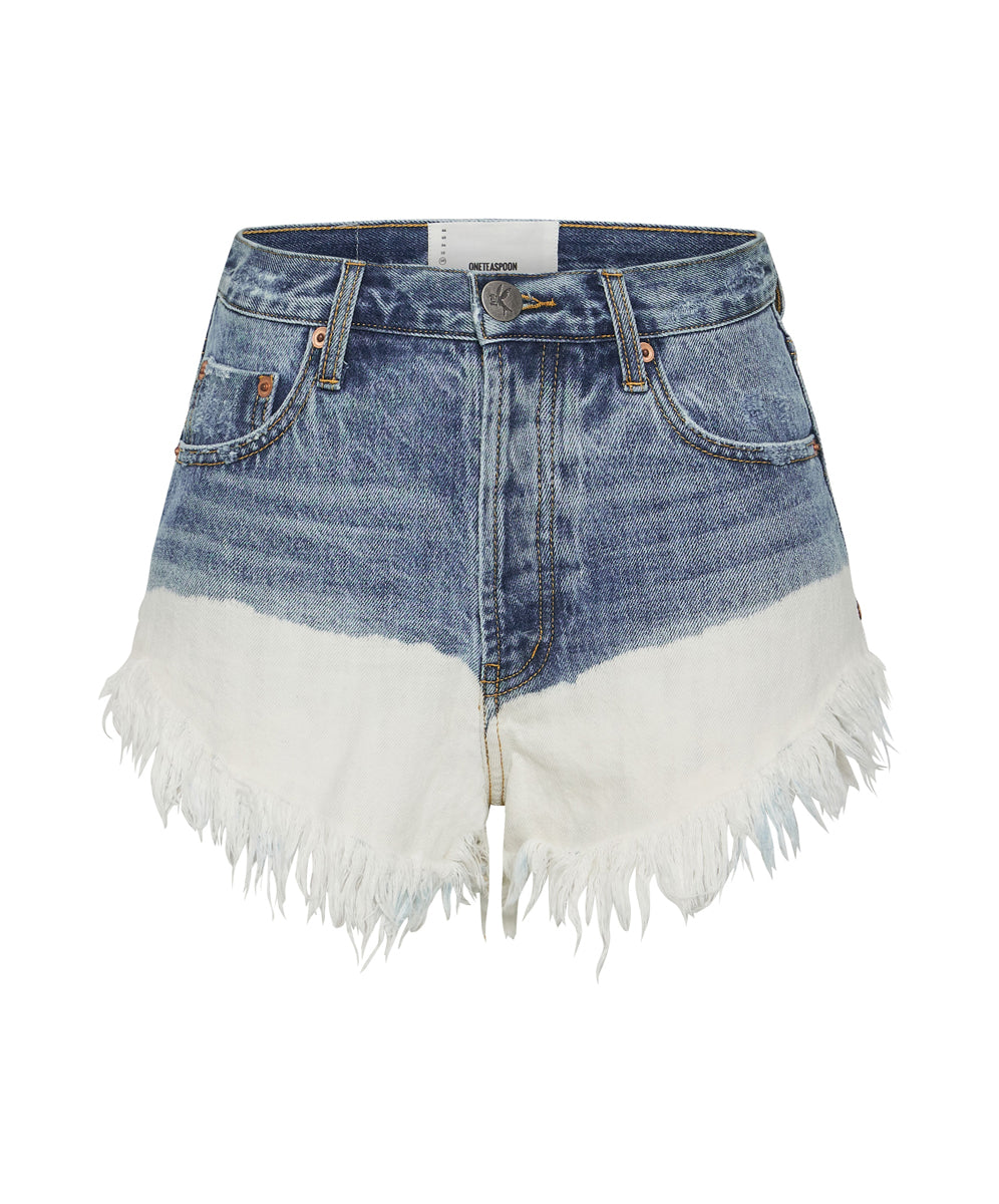 Outlet Sale Denim Shorts Outlaws Low Waist Mid Length Denim Shorts - Hollywood