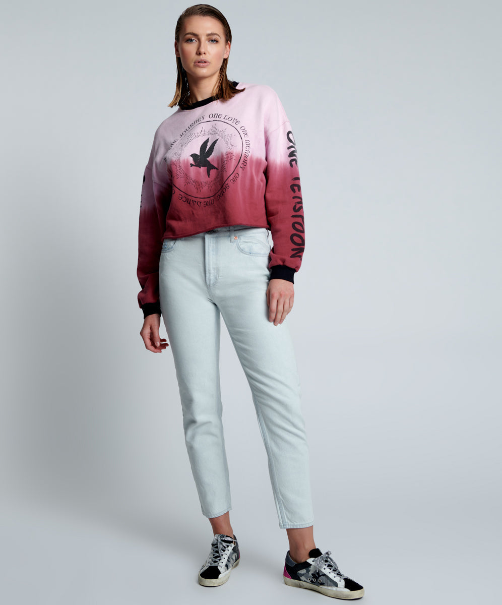 Legends Jeans Legends High Waist Straight Leg Denim Jeans - Vanilla Sky Blue