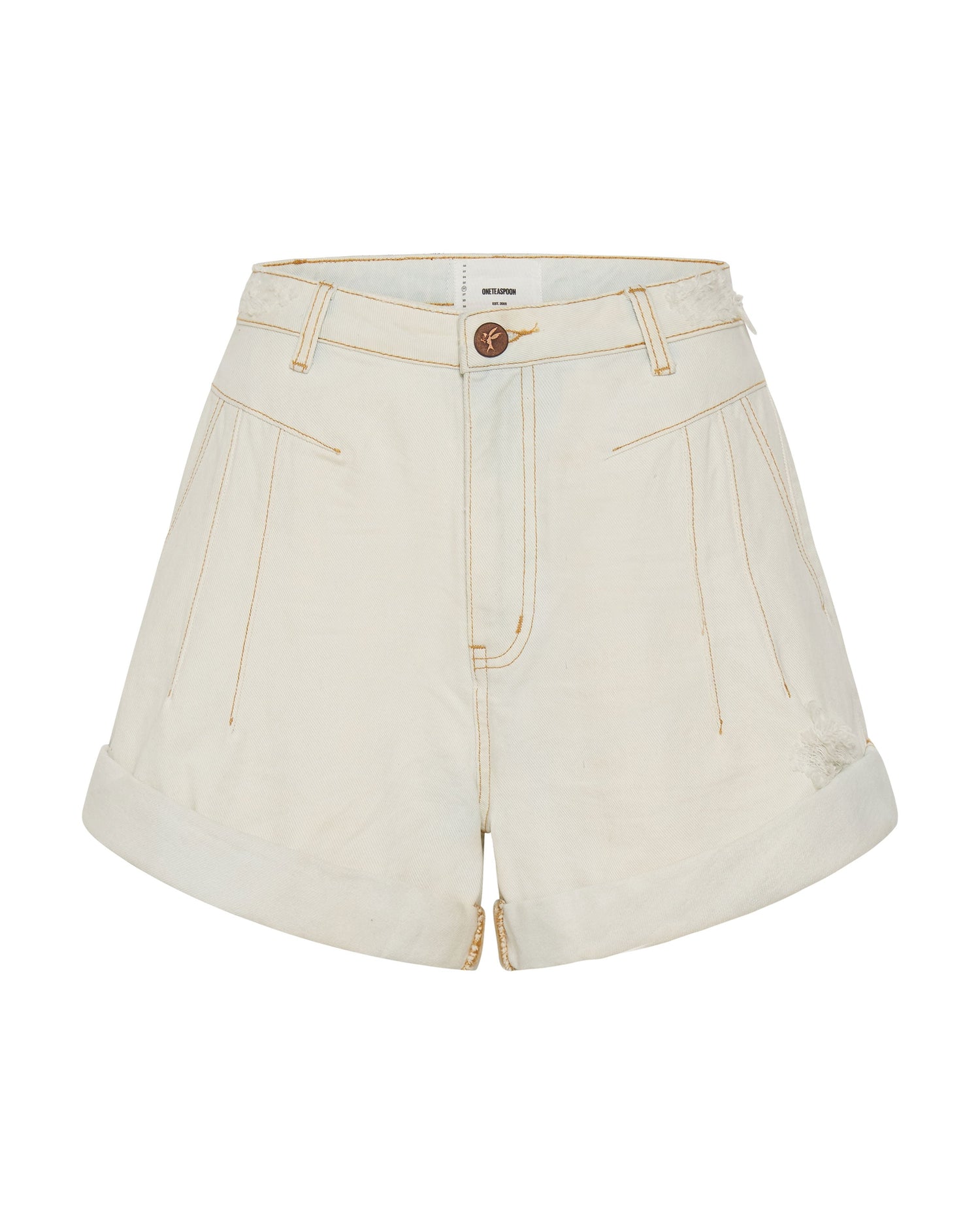 Outlet Sale Denim Shorts Streetwalkers High Waist 80S Fit Denim Shorts - Xanthe Light Blue