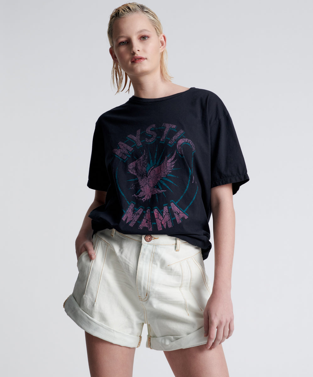 Outlet Sale Denim Shorts Streetwalkers High Waist 80S Fit Denim Shorts - Xanthe Light Blue