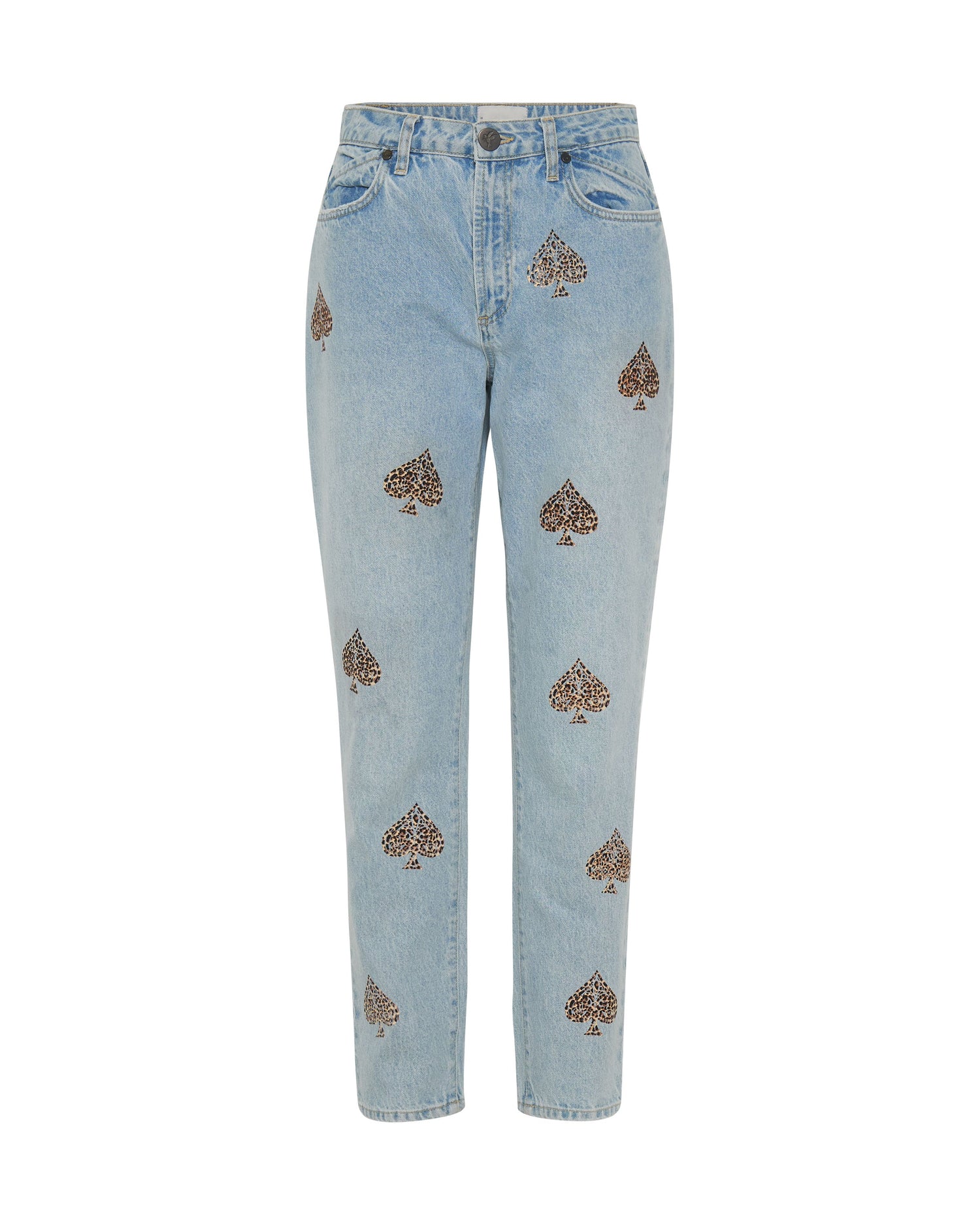 Wanderers Legends High Waist Straight Leg Denim Jeans - Best Blue