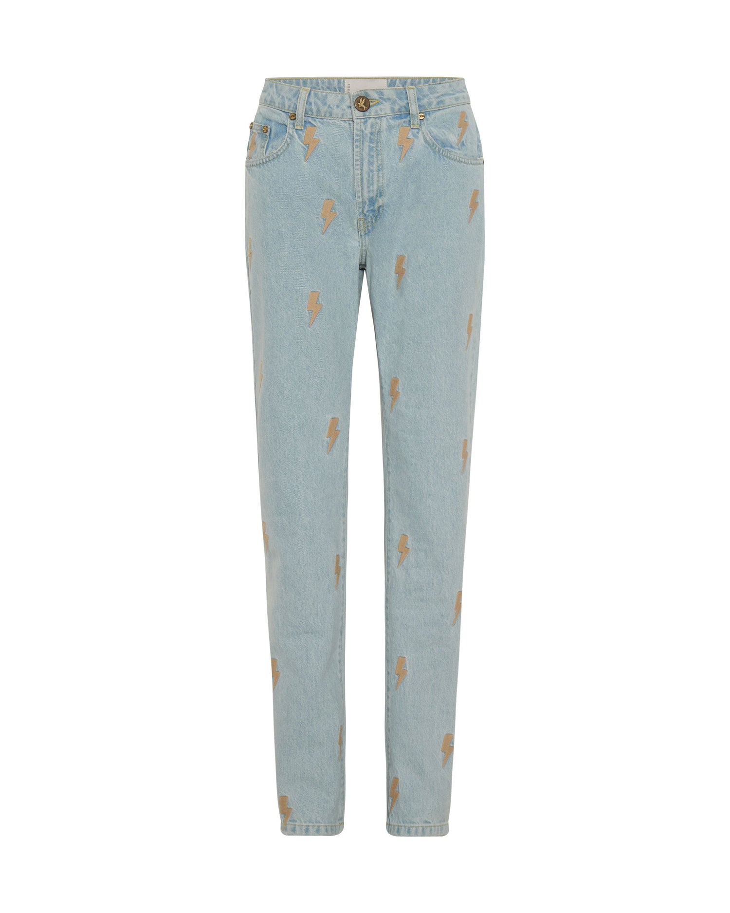Awesome Baggies Jeans Awesome Baggies High Waist Straight Leg Denim Jeans - Best Blue