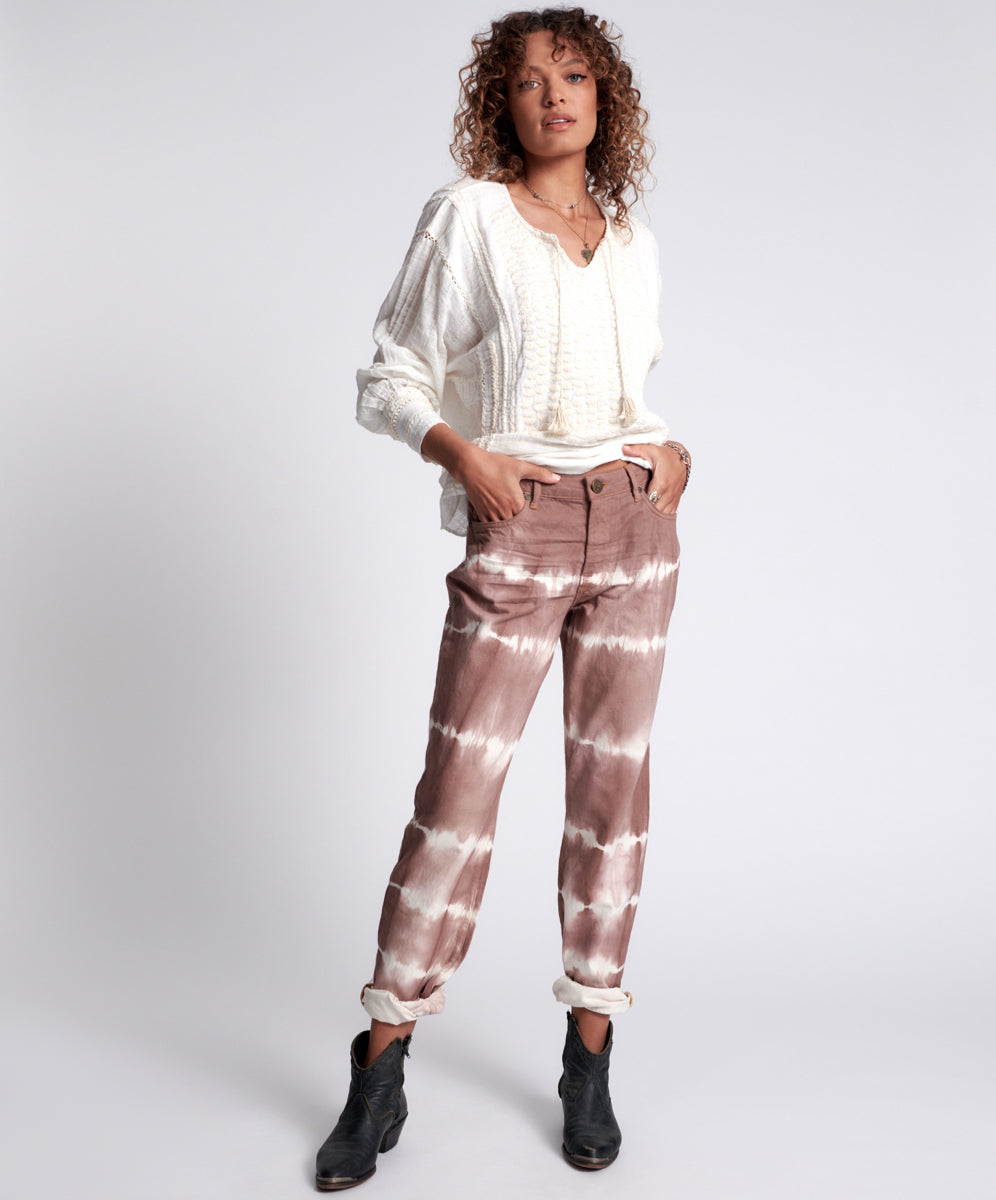 Products 1982S High Waist Balloon Denim Jeans - Tie Dye