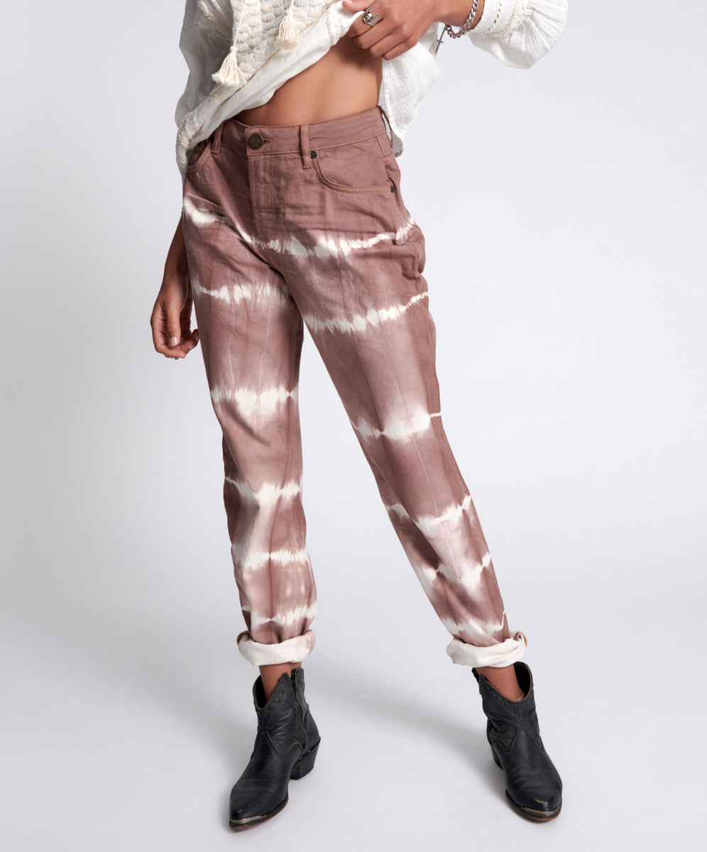 Products 1982S High Waist Balloon Denim Jeans - Tie Dye