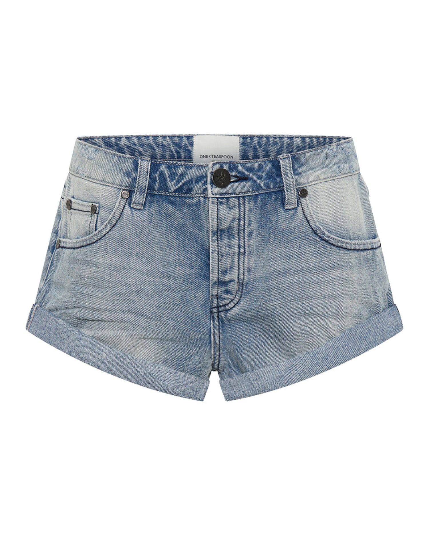 Women's Heritage Edit Bandits Low Waist Denim Shorts - Salty Dog Blue
