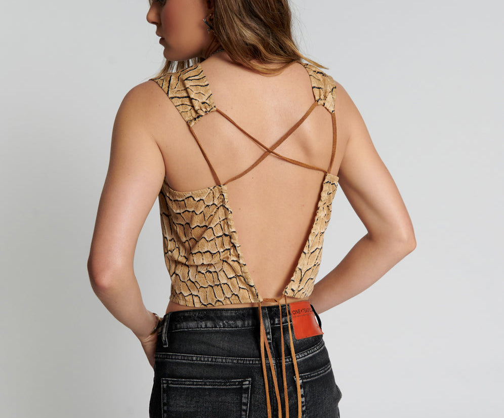 Delusion New World Top - Snake