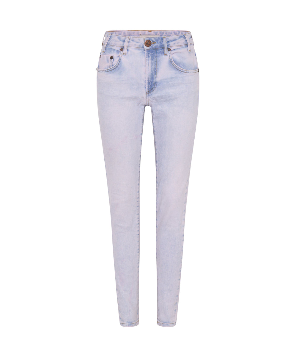 Dirty Blue Denim Freebirds Ii High Waist Stretch Skinny Denim Jeans - Soho Haze