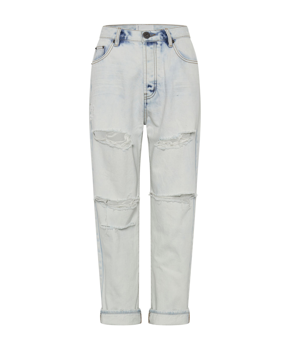 Last Stock Bandits Low Waist Boyfriend Denim Jeans - Florence