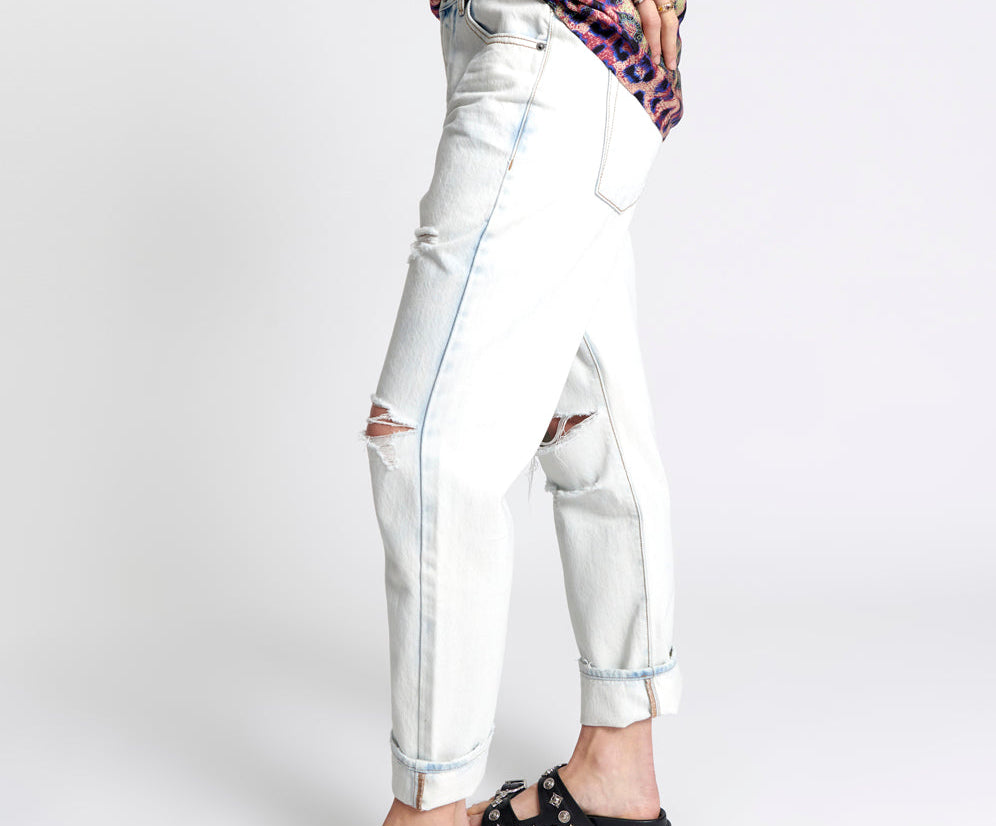 Bandits Low Waist Boyfriend Denim Jeans - Florence