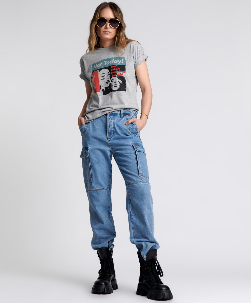 Outlet Sale Women's Shorts, Skirts & Pants Cargo Motion Denim Jeans - Berlin Blue