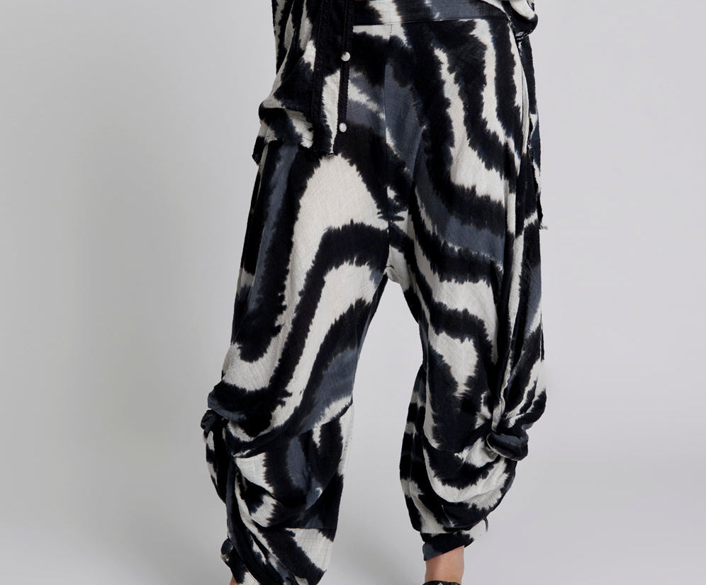 HAND PAINTED ECLIPSE GYPSY HAREM PANTS