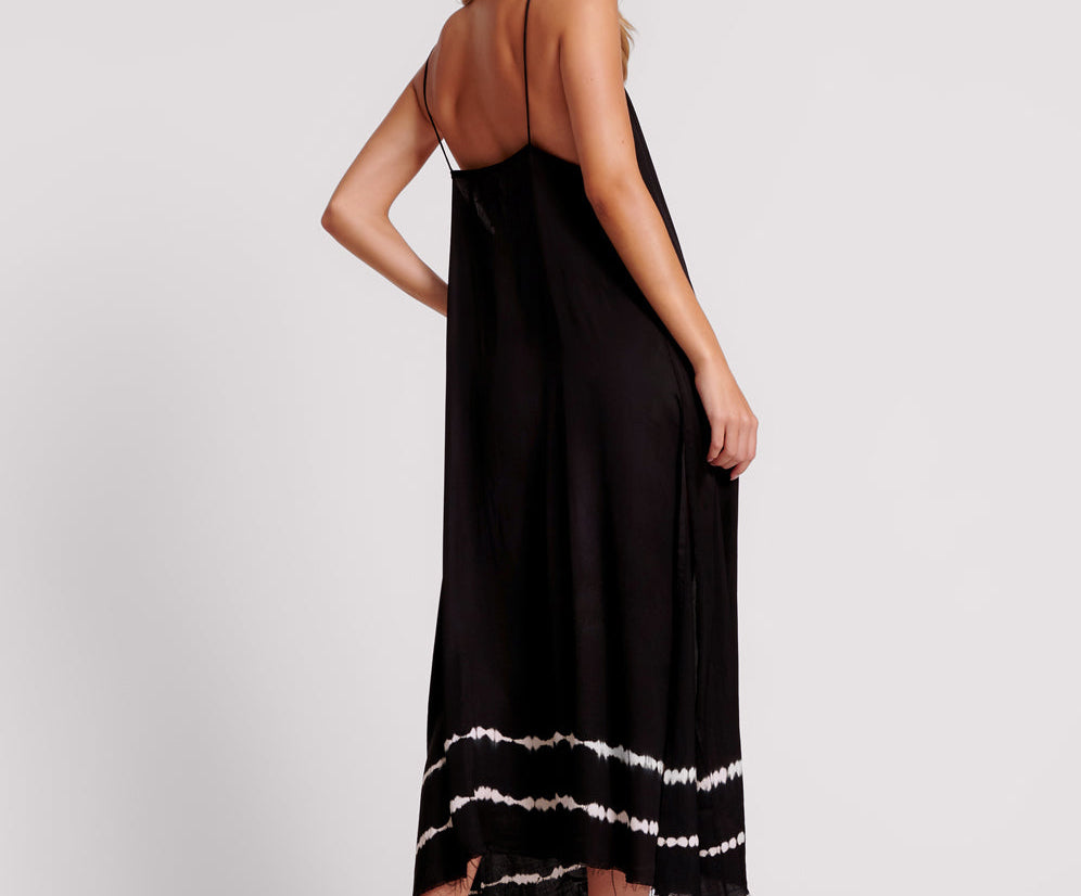 ECLIPSE HAND DYED DELIRIOUS MAXI SLIP DRESS