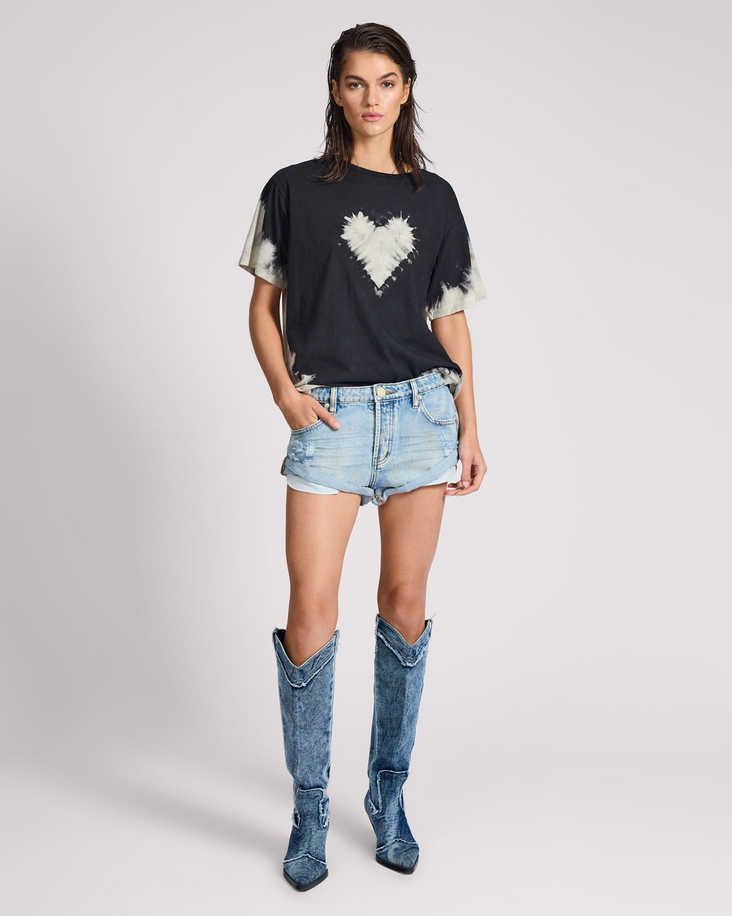 Women's Low Waist Bandits Denim Shorts Bandits Low Waist Denim Shorts - Kansas Blue