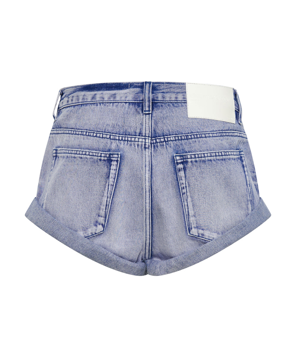 Women's Low Waist Bandits Denim Shorts Bandits Low Waist Denim Shorts - Cupid Blue