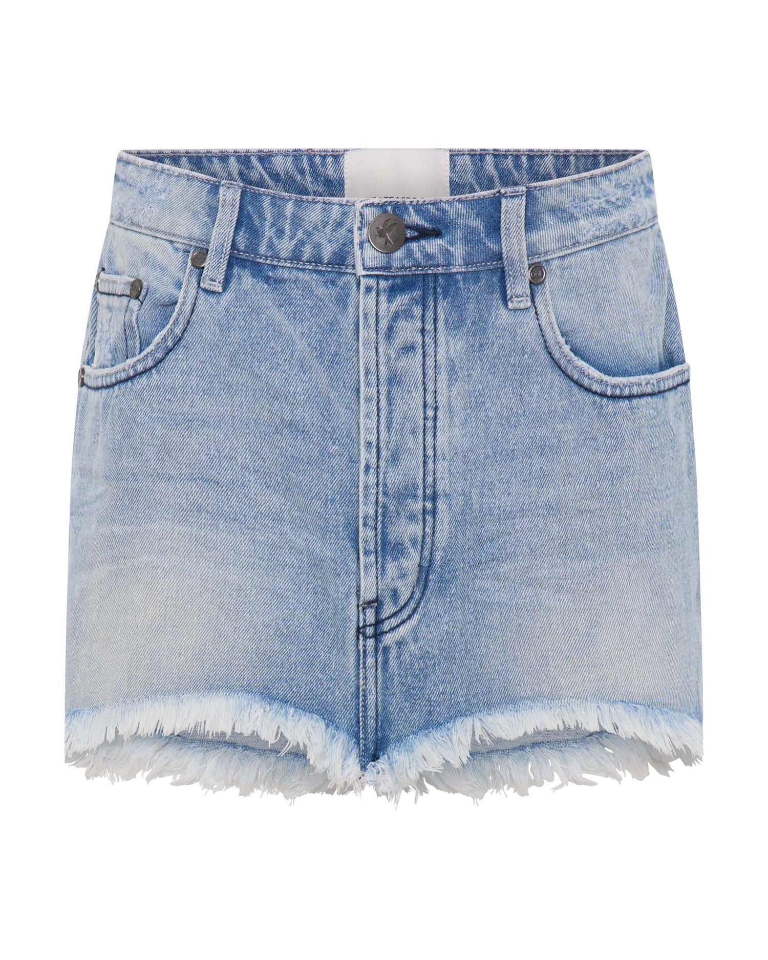 Junkyard Low Waist Denim Mini Skirt - Salty Dog Blue