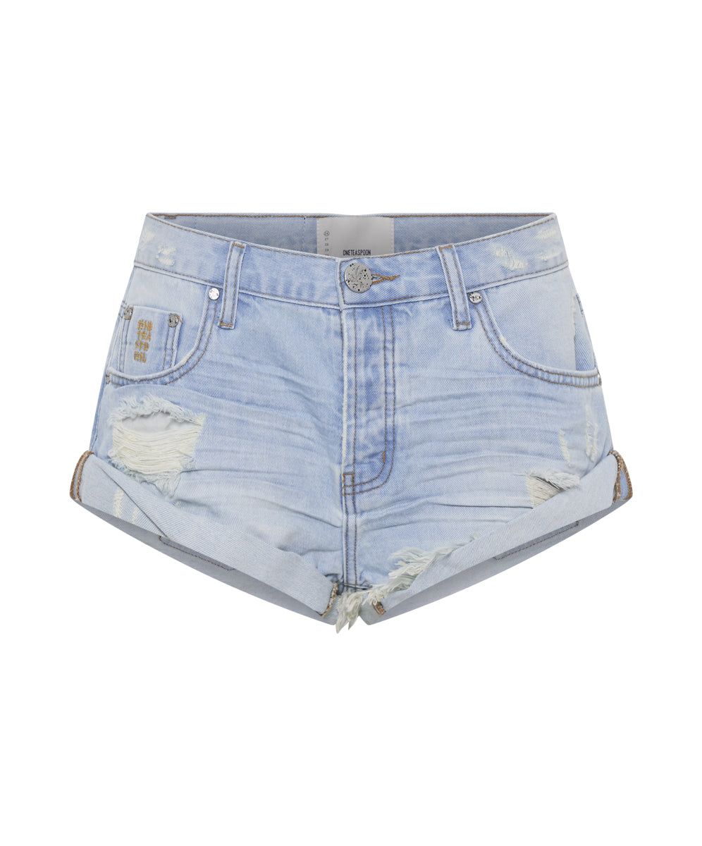Women's Low Waist Bandits Denim Shorts Bandits Low Waist Denim Shorts - Sky Blue