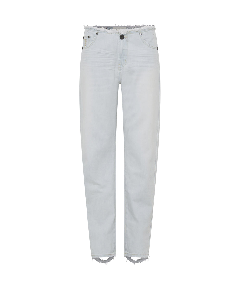 Last Stock Truckers Low Waist Straight Leg Denim Jeans - Le Surf