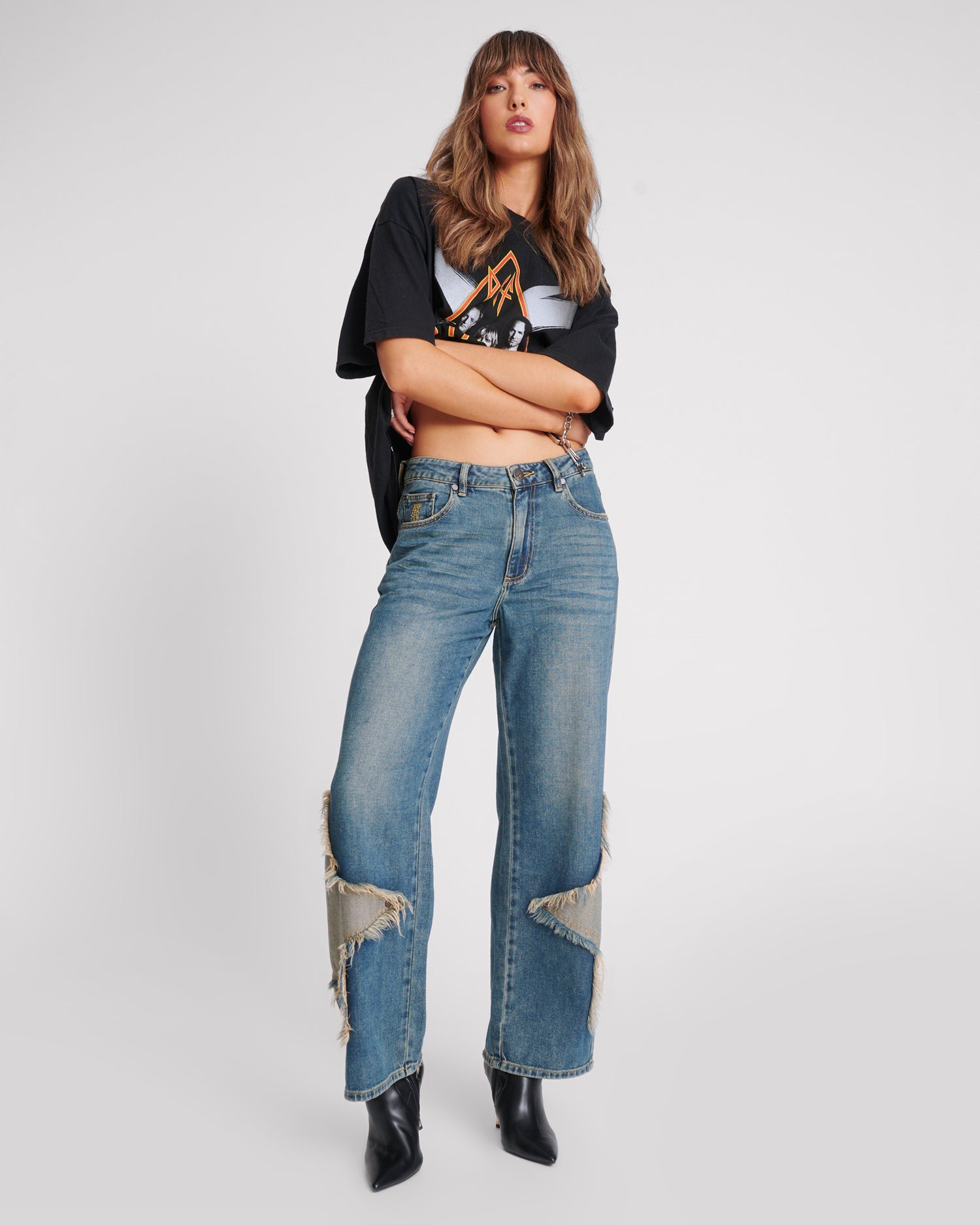 Jacksons Jeans Jackson Mid Waist Wide Leg Denim Jeans - Memphis Star