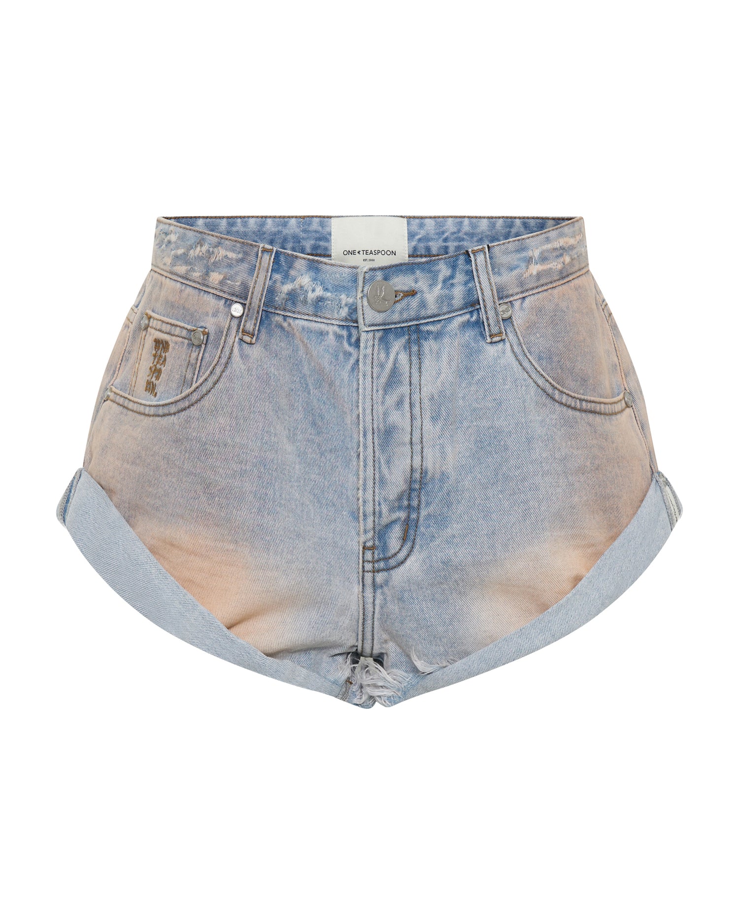 Women's Low Waist Bandits Denim Shorts Bandits Low Waist Denim Shorts - Palm Springs Blue