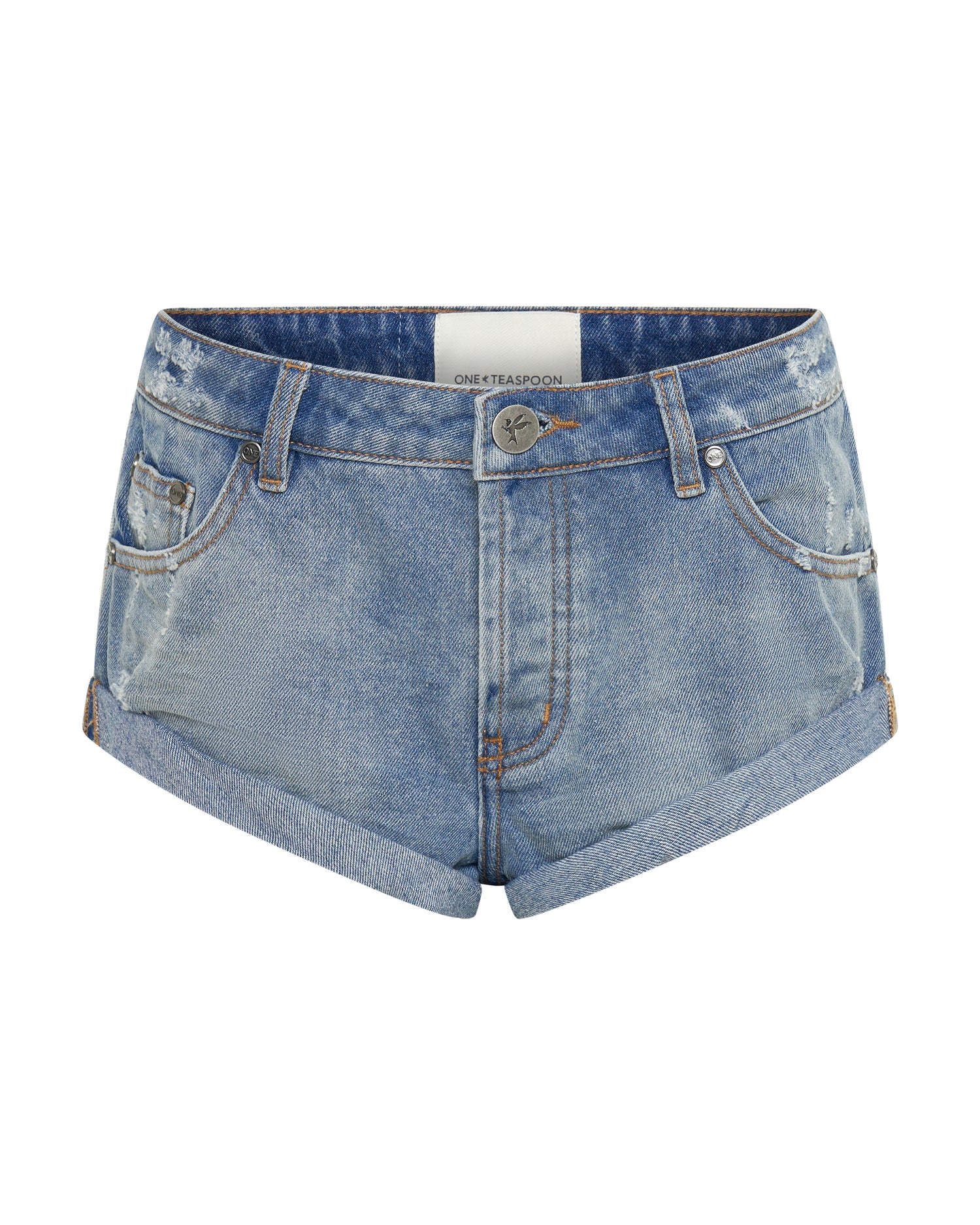 Women's Low Waist Bandits Denim Shorts Bandits Low Waist Denim Shorts - Blue Malt