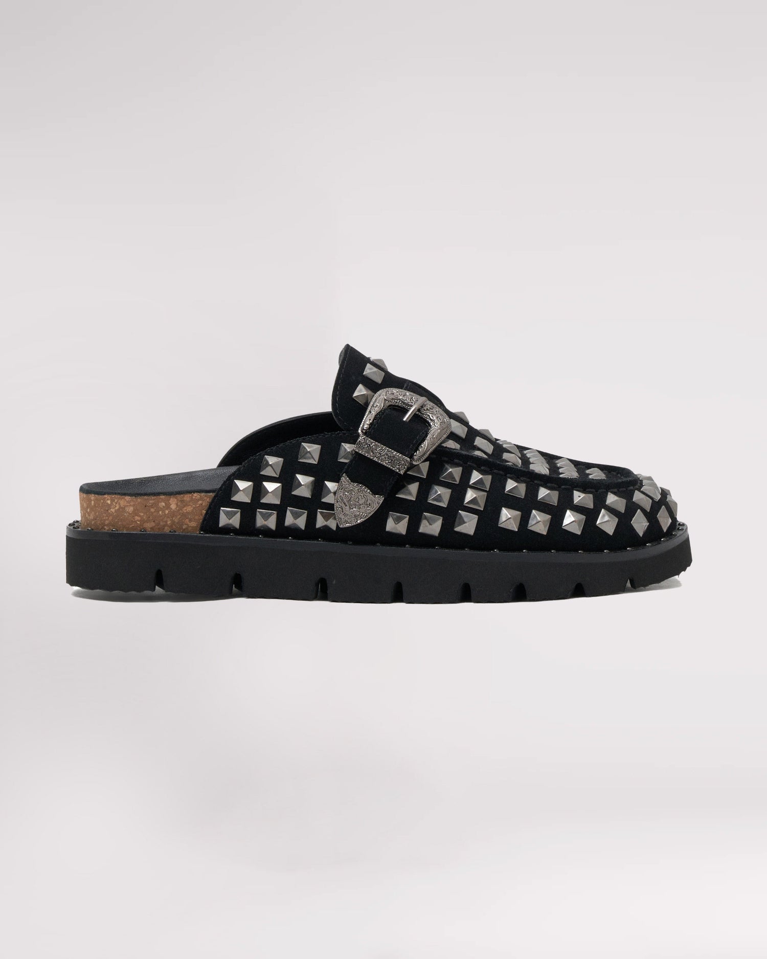 Accessories Studded Phoenix Slides - Black