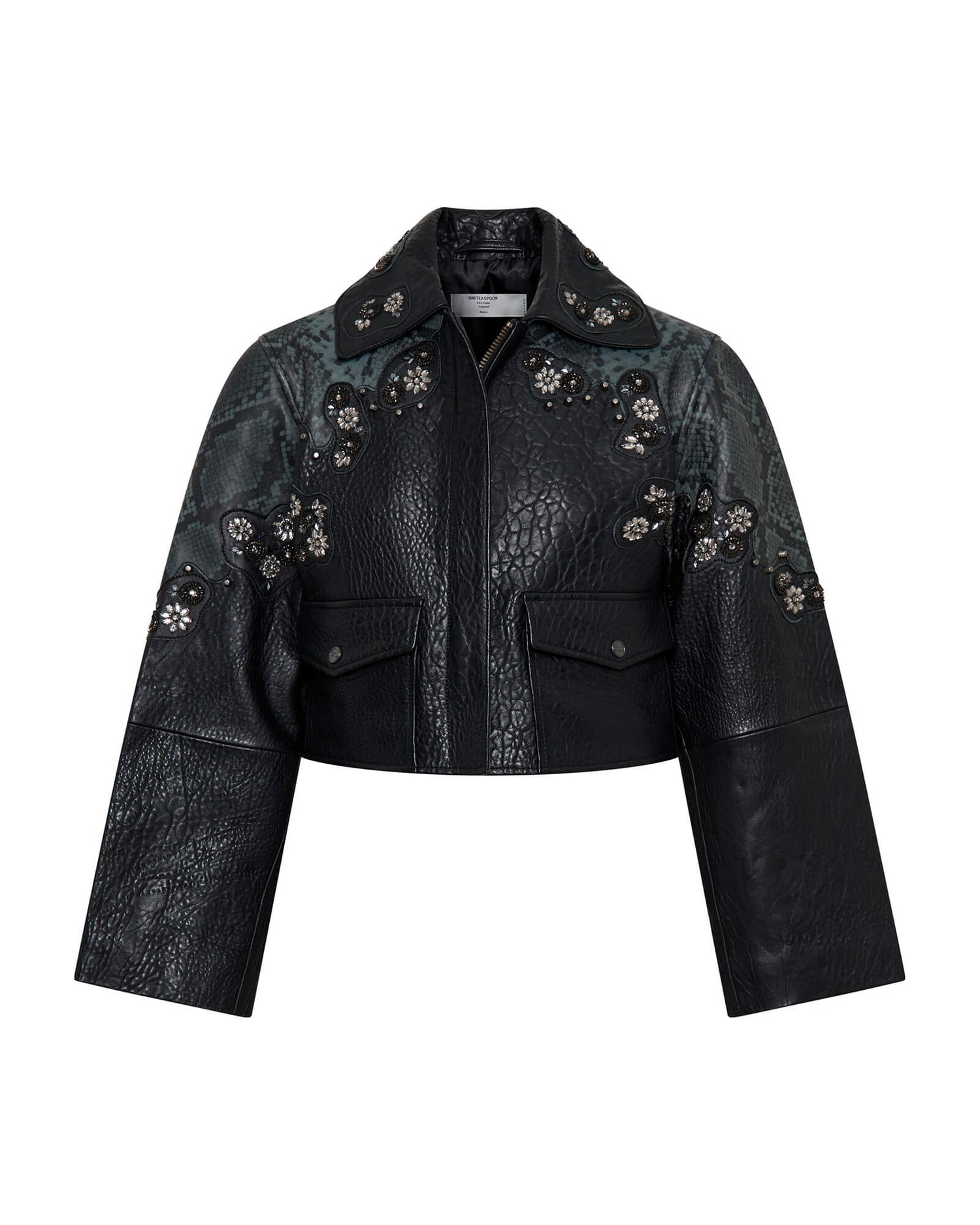 Full Price Matador Leather Cropped Jacket - Black