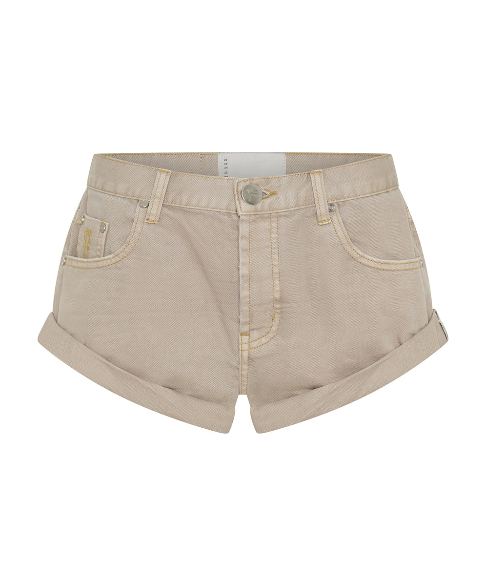 Women's Low Waist Bandits Denim Shorts Bandits Low Waist Denim Shorts - Stone