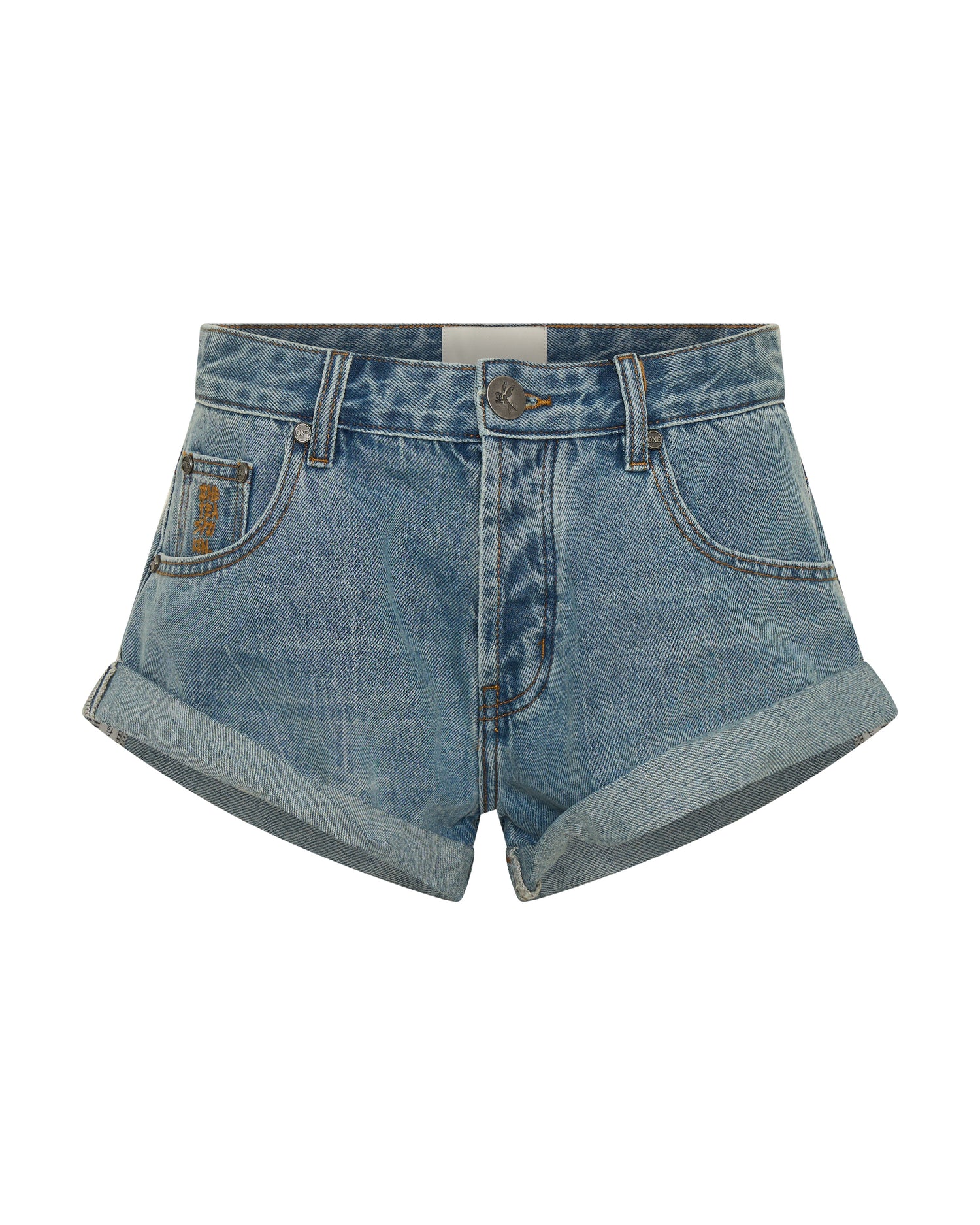 Women's Low Waist Bandits Denim Shorts Bandits Low Waist Denim Shorts - Blue Crush