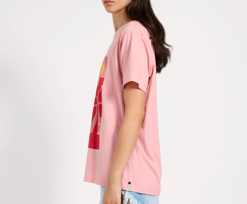 Caribbean Boyfriend Tee - Pink