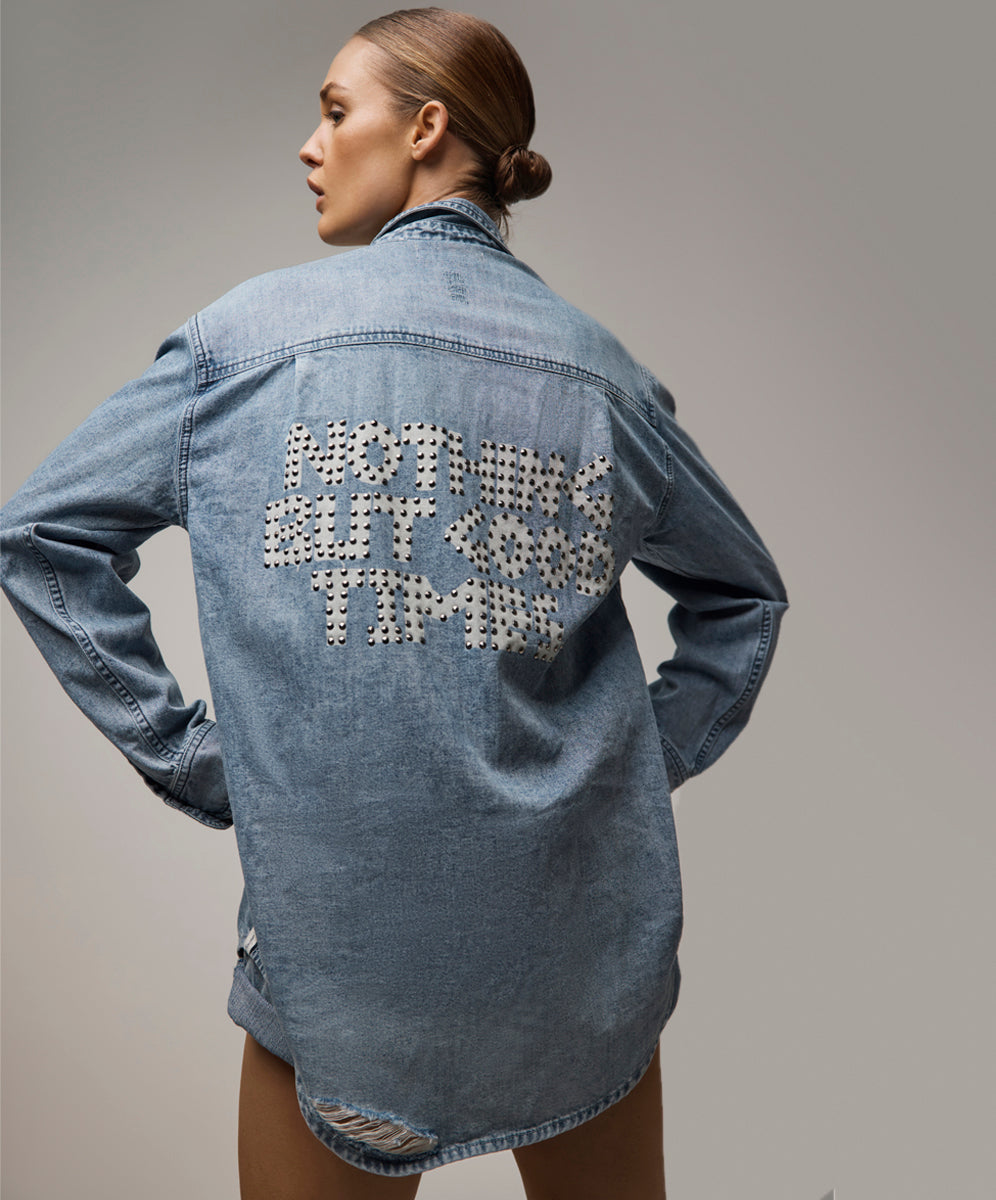 Products 25th Anniversary Limited Edition Everyday Studded Denim Shirt - Salty Dog