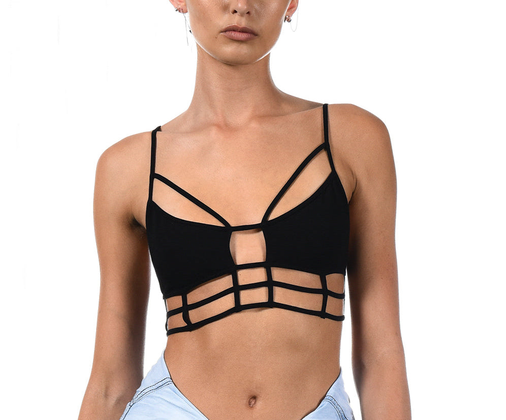 SUPERMAN BODICE BLACK