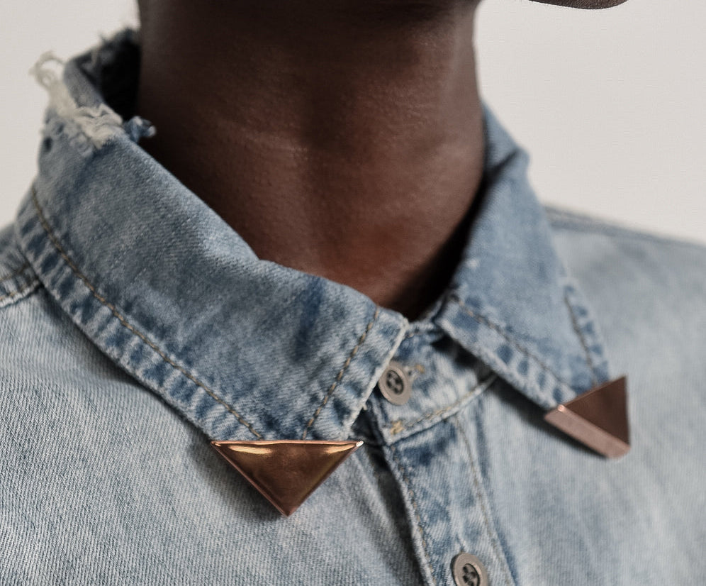 El Rancho Collar Tips - Rose Gold
