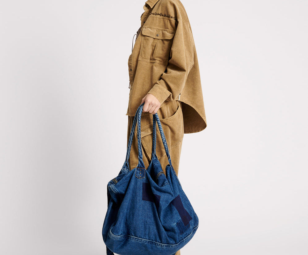 SALTY SAILOR DENIM OVERNIGHTER BAG