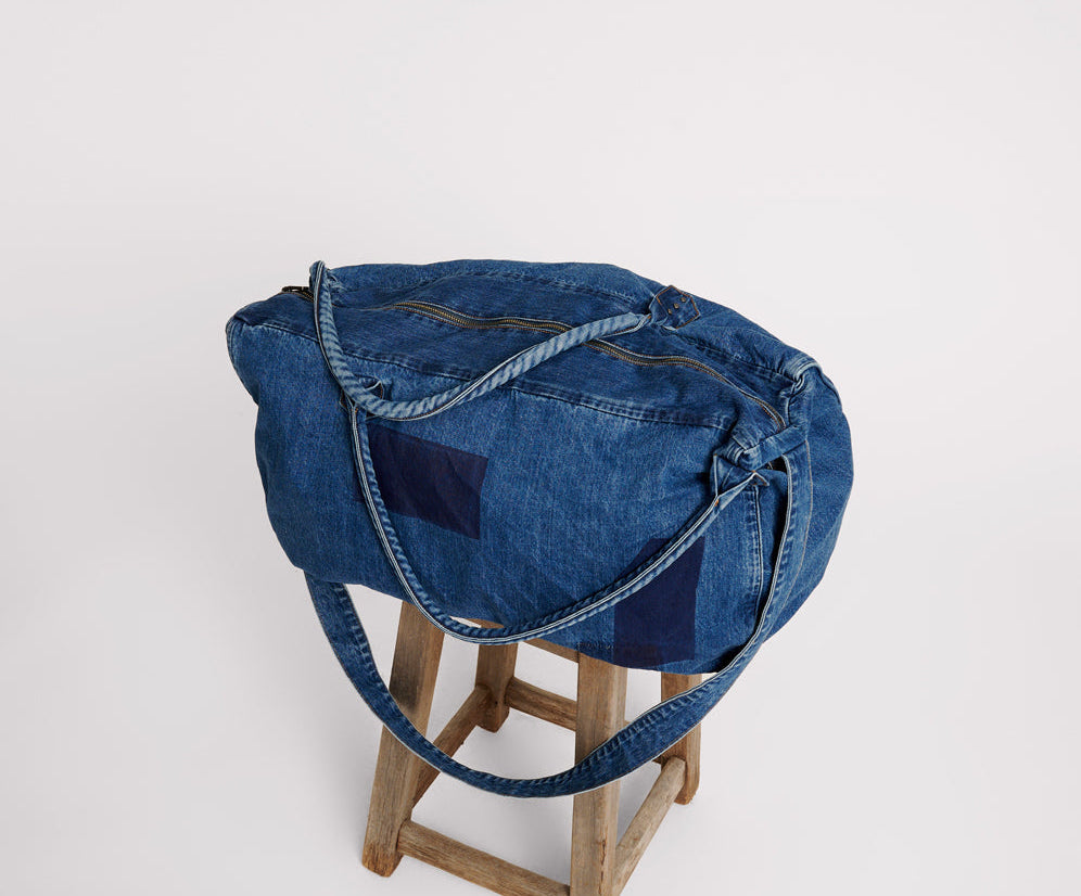 SALTY SAILOR DENIM OVERNIGHTER BAG