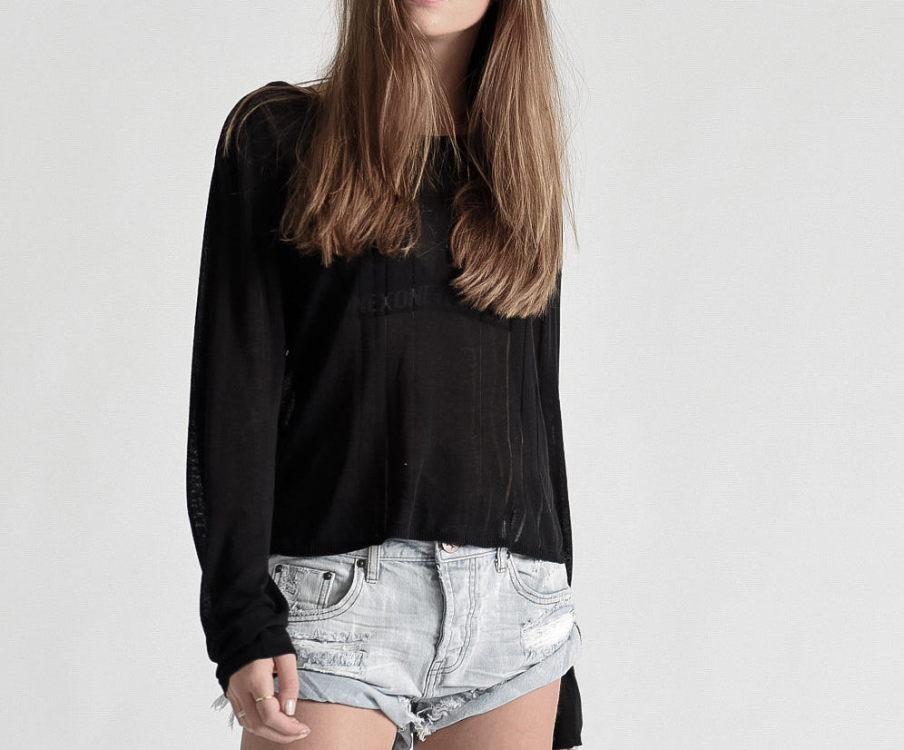 Bandits Low Waist Denim Shorts - Hamptons Blue