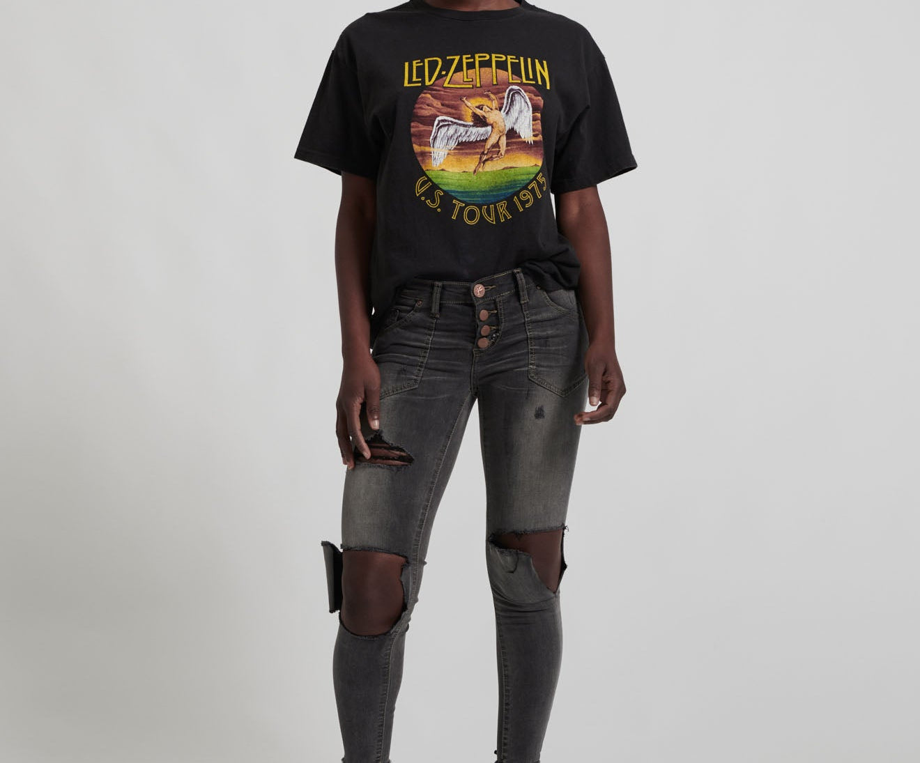 Freebirds Ii Low Waist Stretch Skinny Denim Jeans - Le Duke
