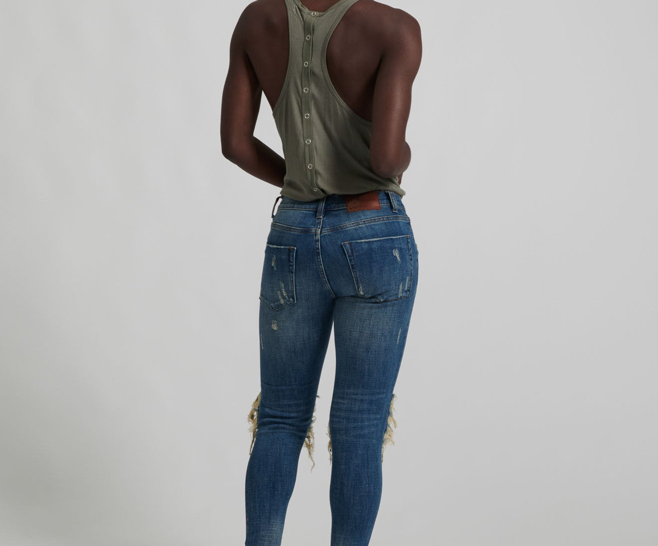 Freebirds Ii Low Waist Stretch Skinny Denim Jeans - Vintage Indigo