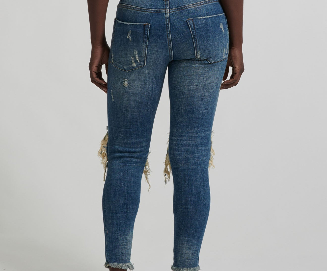 Freebirds Ii Low Waist Stretch Skinny Denim Jeans - Vintage Indigo