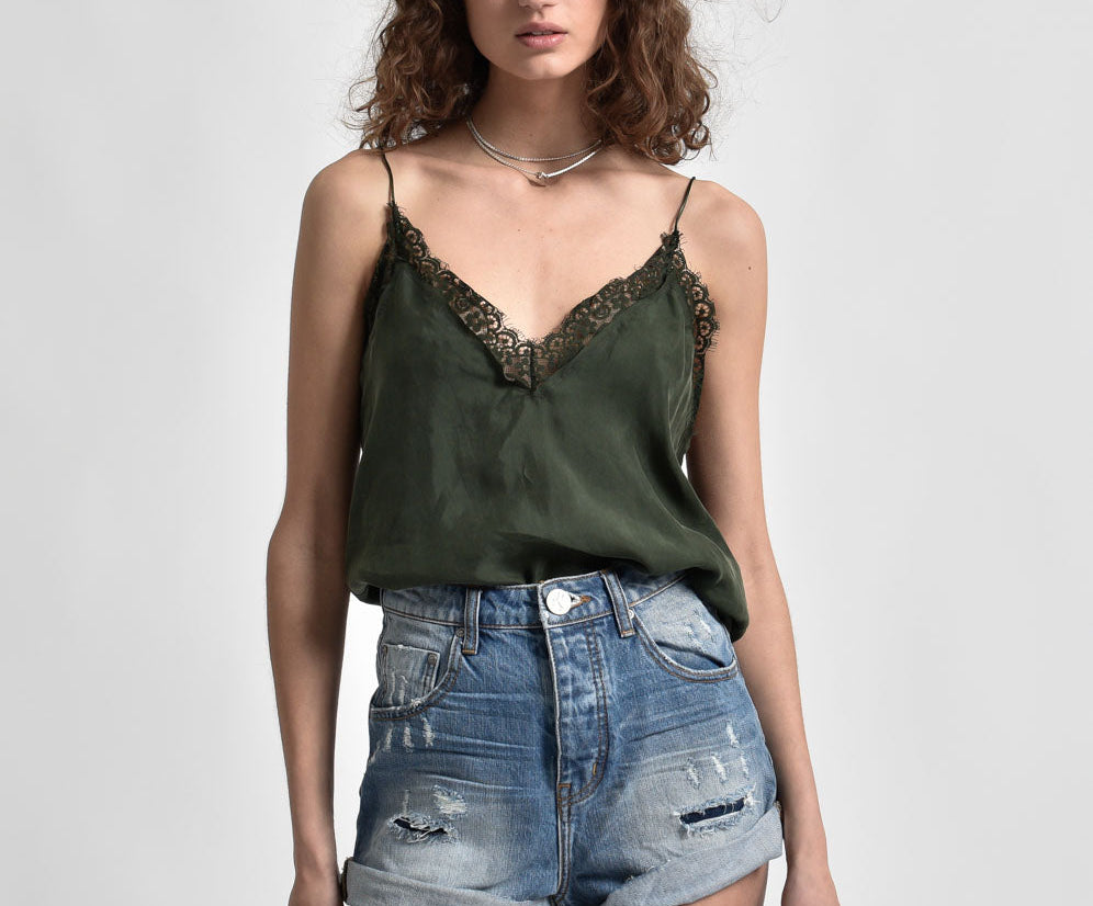 Bandits High Waist Denim Shorts - Surf Cowboy Blue