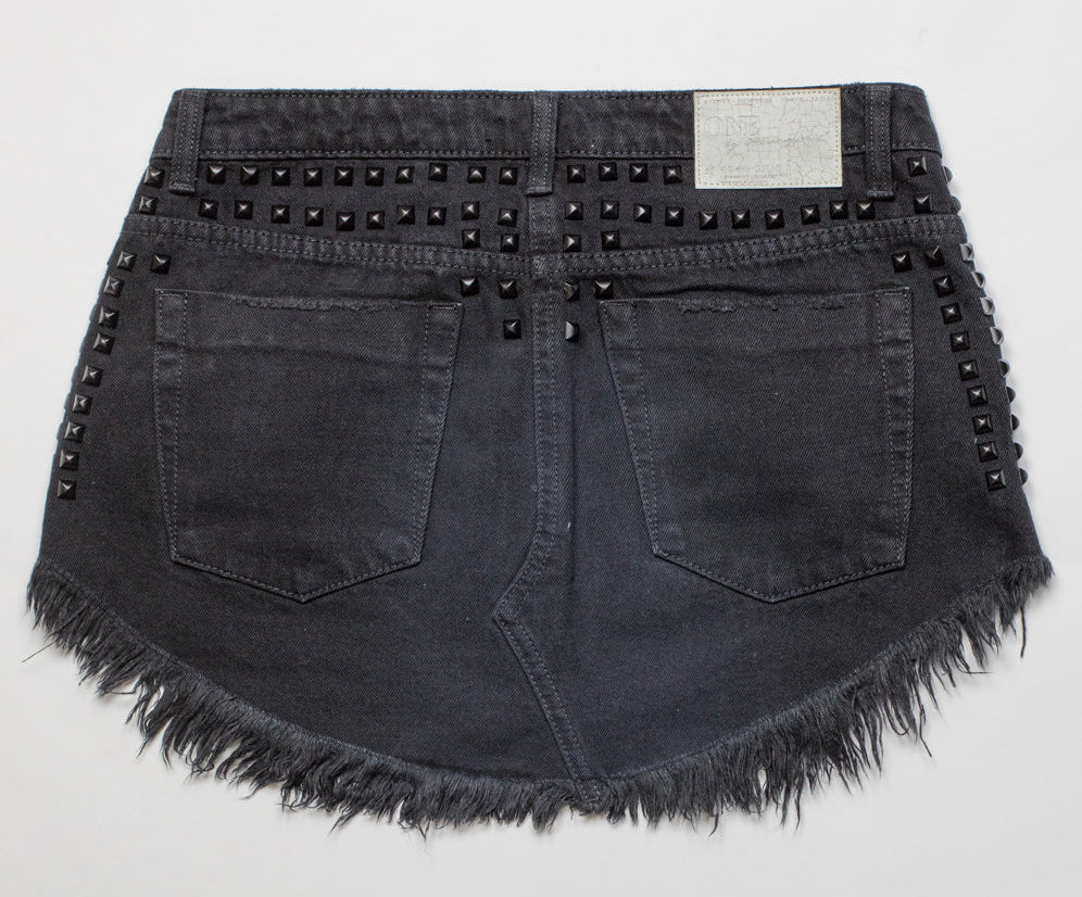 4040 DENIM MINI SKIRT