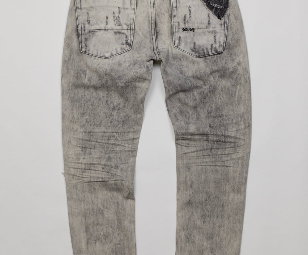 FREEBIRDS LOW WAIST RIGID SKINNY JEANS GREY