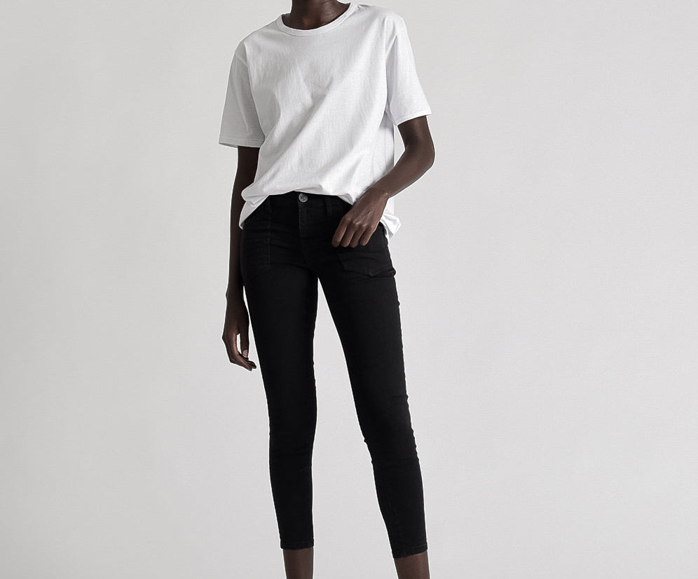 FREEBIRDS II LOW WAIST SKINNY JEAN BLACK