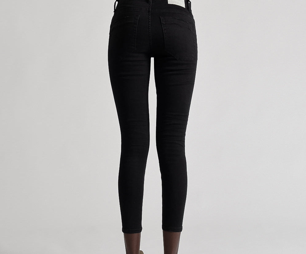 FREEBIRDS II LOW WAIST SKINNY JEAN BLACK