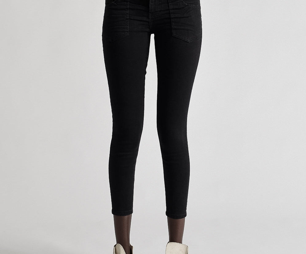 FREEBIRDS II LOW WAIST SKINNY JEAN BLACK