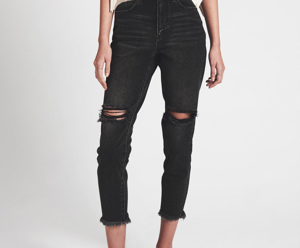 DOUBLE BASS LEGEND HIGH WAIST MOM JEAN